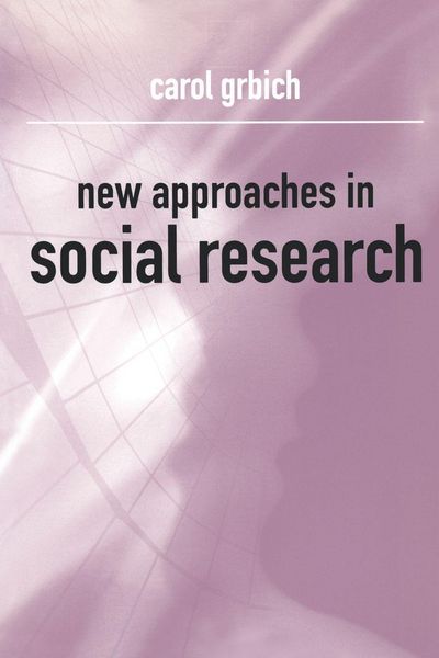 Produktbild: New Approaches in Social Research