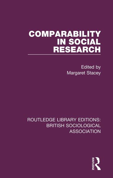 Produktbild: Comparability in Social Research