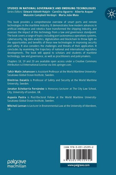 Produktbild: Smart Ports and Robotic Systems