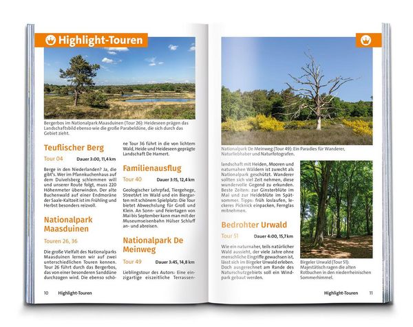 Produktbild: KOMPASS Wanderf&uuml;hrer Niederrhein, zwischen Rhein und Maas, 55 Touren mit Extra-Tourenkarte