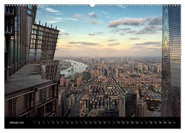 Produktbild: SHANGHAI - ohne Filter (Wandkalender 2026 DIN A2 quer), CALVENDO Monatskalender