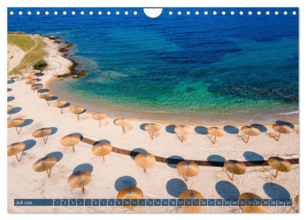 Produktbild: Traumstr&auml;nde Griechenlands (Wandkalender 2026 DIN A4 quer), CALVENDO Monatskalender
