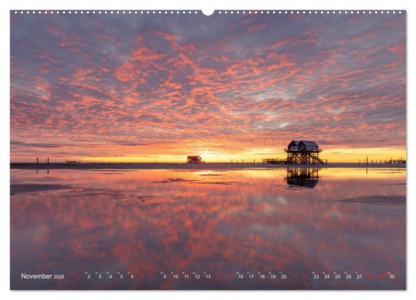 Produktbild: Nordseeurlaub in St. Peter-Ording (hochwertiger Premium Wandkalender 2026 DIN A2 quer), Kunstdruck in Hochglanz