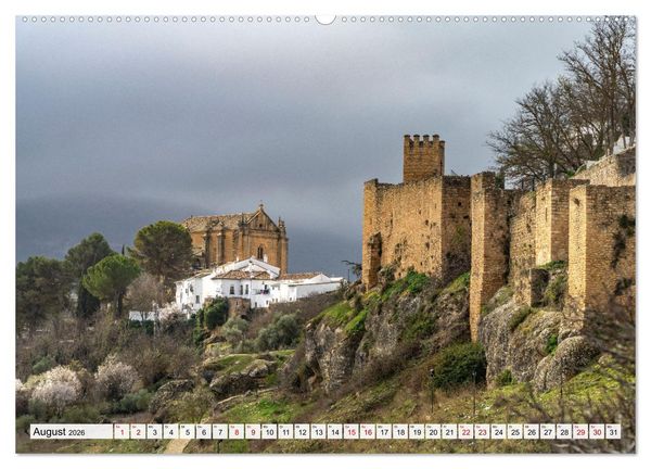 Produktbild: Andalusien - Ronda (hochwertiger Premium Wandkalender 2026 DIN A2 quer), Kunstdruck in Hochglanz