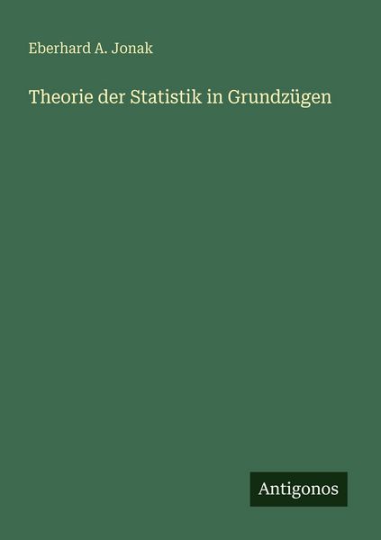 Produktbild: Theorie der Statistik in Grundz&uuml;gen