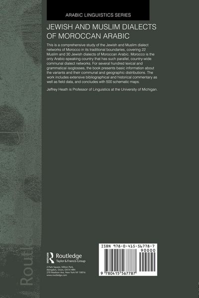 Produktbild: Jewish and Muslim Dialects of Moroccan Arabic