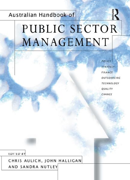 Produktbild: Australian Handbook of Public Sector Management