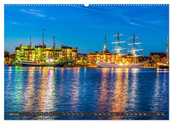 Produktbild: Wilhelmshaven - Bezaubernde Momente (hochwertiger Premium Wandkalender 2026 DIN A2 quer), Kunstdruck in Hochglanz