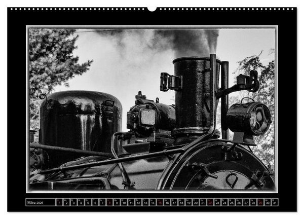 Produktbild: Unter Dampf - Mit der Pre&szlig;nitztalbahn durchs Erzgebirge (hochwertiger Premium Wandkalender 2026 DIN A2 quer), Kunstdruck in Hochglanz