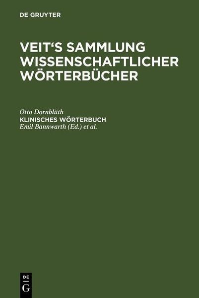 Produktbild: Klinisches W&ouml;rterbuch