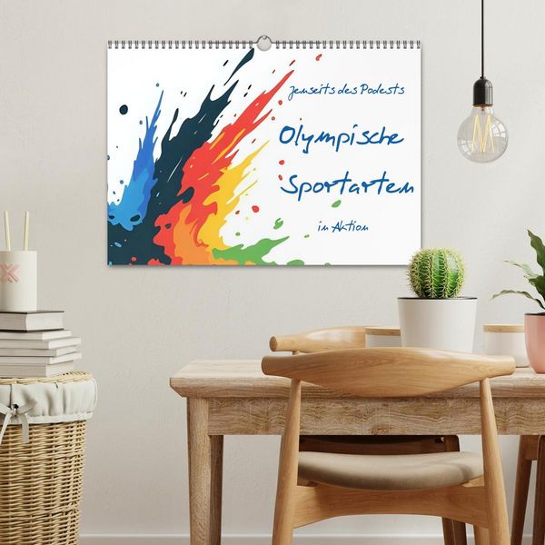 Produktbild: Jenseits des Podests - Olympische Sportarten in Aktion (Wandkalender 2026 DIN A3 quer), CALVENDO Monatskalender