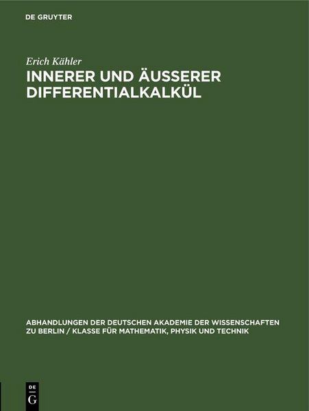 Produktbild: Innerer und &auml;usserer Differentialkalk&uuml;l