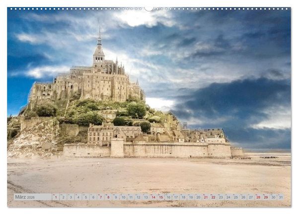 Produktbild: Frankreich: Lichtstimmungen der Phantasie (Wandkalender 2026 DIN A2 quer), CALVENDO Monatskalender