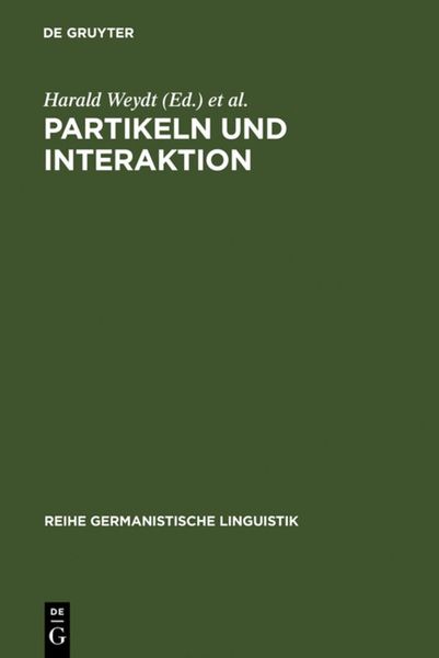 Produktbild: Partikeln und Interaktion
