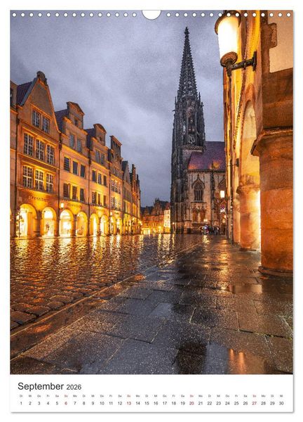 Produktbild: M&uuml;nster - Stadt und Natur (Wandkalender 2026 DIN A3 hoch), CALVENDO Monatskalender