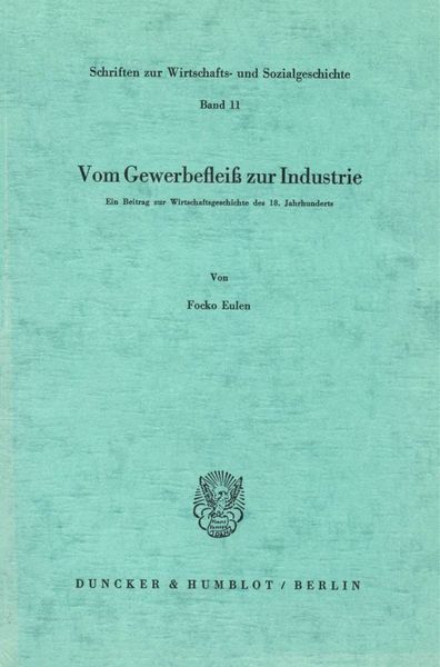 Produktbild: Vom Gewerbeflei&szlig; zur Industrie.