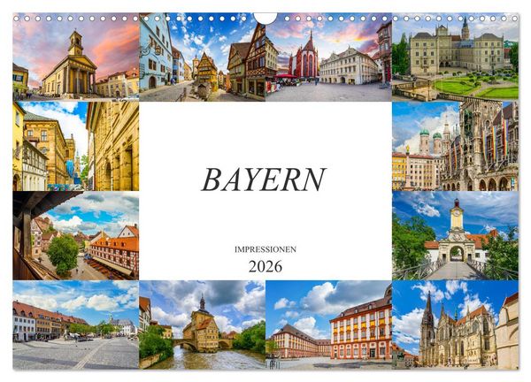 Produktbild: Bayern Impressionen (Wandkalender 2026 DIN A3 quer), CALVENDO Monatskalender
