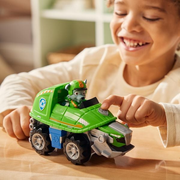 Produktbild: PAW Patrol Jungle Pups &ndash; Schnappschildkr&ouml;ten-Fahrzeug mit Rocky-Figur (Basis Fahrzeug)