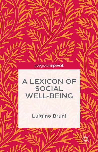 Produktbild: A Lexicon of Social Well-Being
