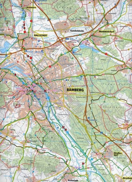 Produktbild: Bamberger Land, Bamberg - Hallstadtt - Bad Staffelstein 1:50 000