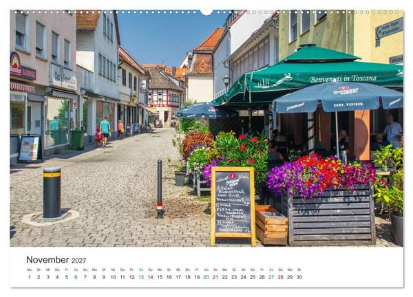 Produktbild: Babenhausen - Sch&ouml;ne Ecken und erstaunliche Besonderheiten (hochwertiger Premium Wandkalender 2027 DIN A2 quer), Kunstdruck in Hochglanz