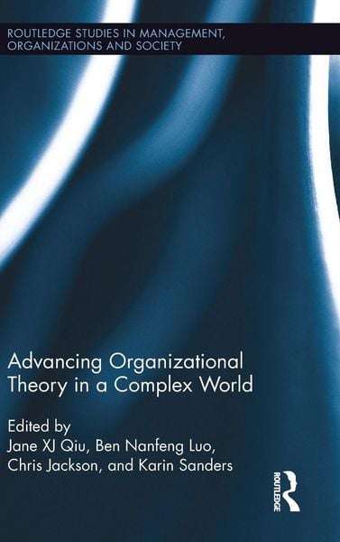 Produktbild: Advancing Organizational Theory in a Complex World