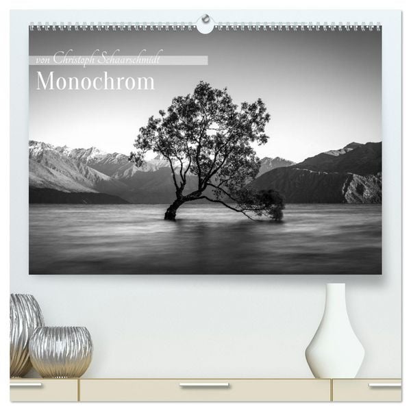 Produktbild: Monochrome Wonders (hochwertiger Premium Wandkalender 2026 DIN A2 quer), Kunstdruck in Hochglanz