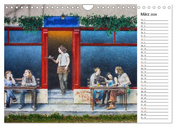 Produktbild: Graffiti (Wandkalender 2026 DIN A4 quer), CALVENDO Monatskalender