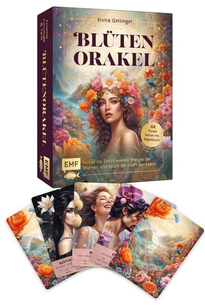 Produktbild: Orakel-Kartenset: Bl&uuml;tenorakel | Nutze die faszinierende Energie der Blumen und sp&uuml;re die Kraft der Natur