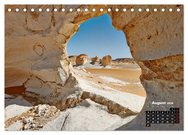 Produktbild: &Auml;gypten &ndash; westliche W&uuml;sten (Tischkalender 2026 DIN A5 quer), CALVENDO Monatskalender