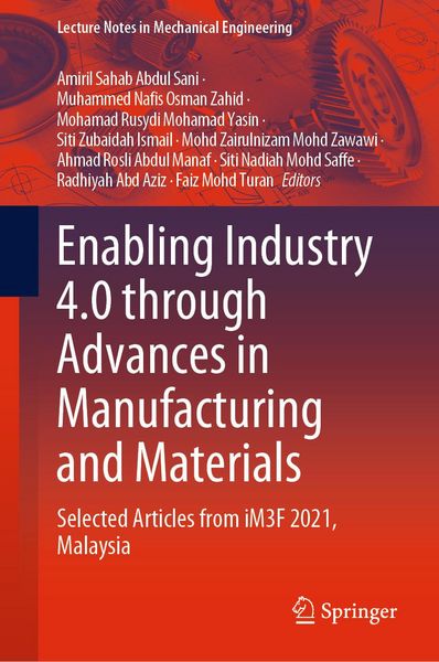 Produktbild: Enabling Industry 4.0 through Advances in Manufacturing and Materials