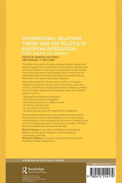 Produktbild: International Relations Theory and the Politics of European Integration