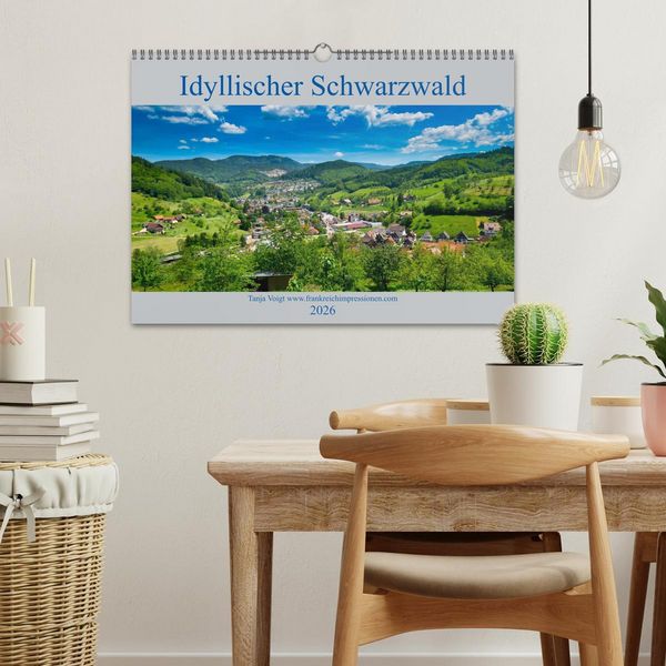 Produktbild: Idyllischer Schwarzwald (Wandkalender 2026 DIN A3 quer), CALVENDO Monatskalender