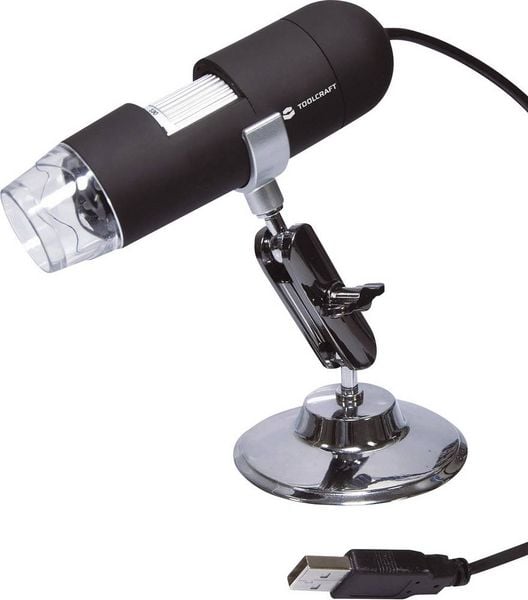 Produktbild: TOOLCRAFT USB Mikroskop 2 Megapixel Digitale Vergr&ouml;&szlig;erung (max.): 200 x