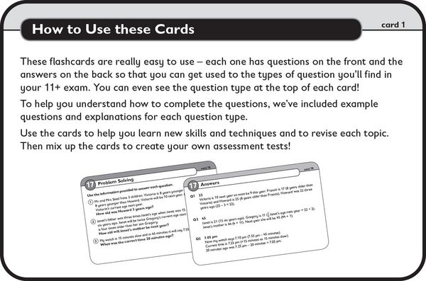 Produktbild: 11+ Verbal Reasoning Flashcards