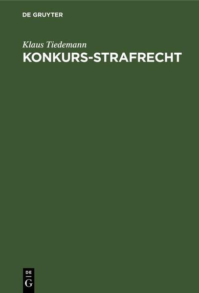 Produktbild: Konkurs-Strafrecht