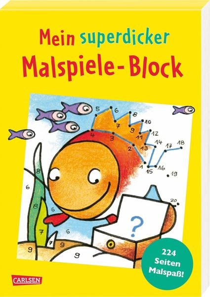 Produktbild: Mein superdicker Malspiele-Block