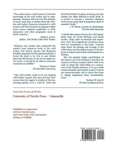 Produktbild: Studies of the Wild Turkey in Florida