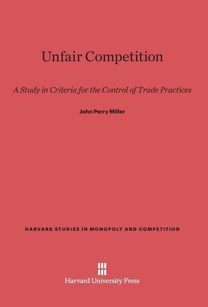 Produktbild: Unfair Competition