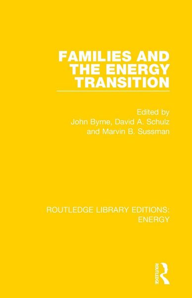 Produktbild: Families and the Energy Transition