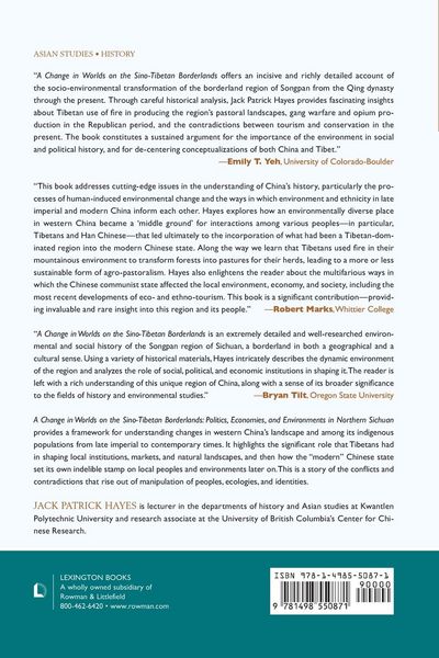Produktbild: Change in Worlds on the Sino-Tibetan Borderlands