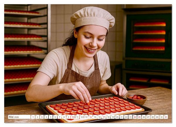 Produktbild: B&auml;cker und Backstuben (hochwertiger Premium Wandkalender 2026 DIN A2 quer), Kunstdruck in Hochglanz