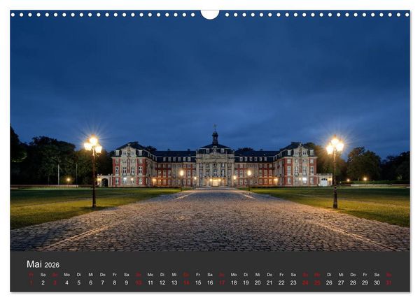 Produktbild: M&uuml;nster mit Licht (Wandkalender 2026 DIN A3 quer), CALVENDO Monatskalender