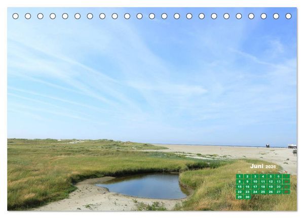 Produktbild: St. Peter-Ording (Tischkalender 2026 DIN A5 quer), CALVENDO Monatskalender