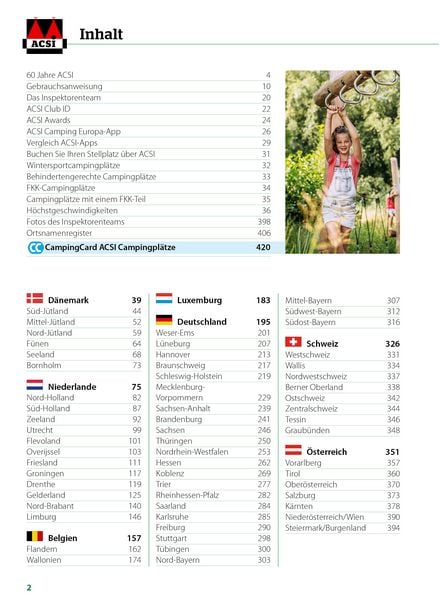 Produktbild: ACSI Campingf&uuml;hrer Deutschland 2026