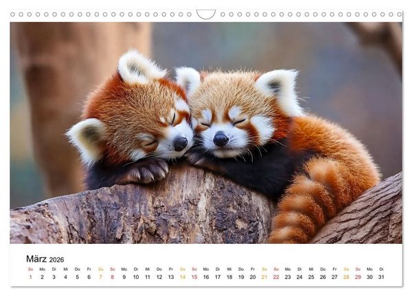 Produktbild: Wenn Tierchen tr&auml;umen (Wandkalender 2026 DIN A3 quer), CALVENDO Monatskalender
