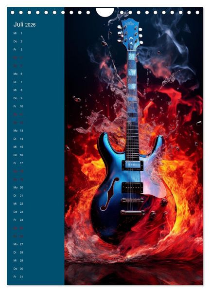 Produktbild: Strings & Dreams: Ein Jahr musikalischer Inspiration (Wandkalender 2026 DIN A4 hoch), CALVENDO Monatskalender