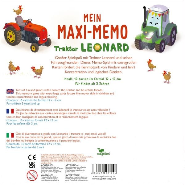 Produktbild: Mein Maxi-Memo - Traktor Leonard