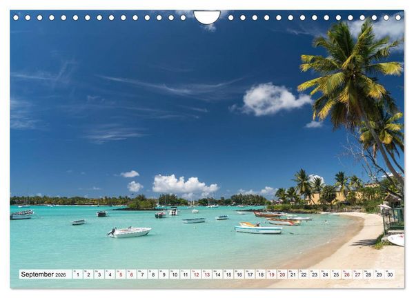 Produktbild: Traumstr&auml;nde auf Mauritius (Wandkalender 2026 DIN A4 quer), CALVENDO Monatskalender
