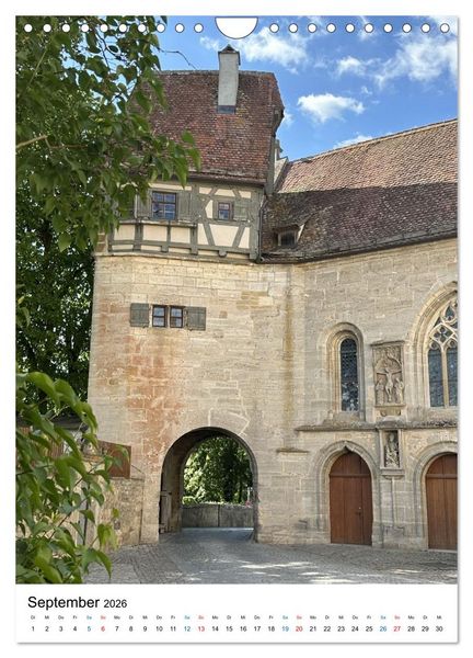 Produktbild: Romantik in Franken (Wandkalender 2026 DIN A4 hoch), CALVENDO Monatskalender